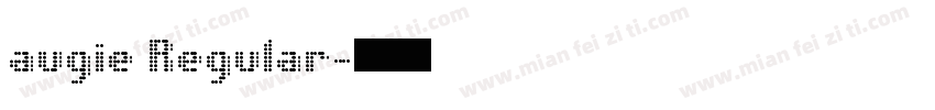 augie Regular字体转换